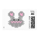 Pixel Bunny Rabbit Postage Stamp