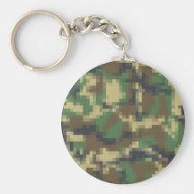 Pixel Camouflage Keychains