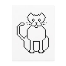 Pixel Cat Post Cards