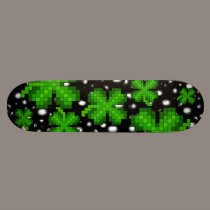 Pixel Clover Skateboard skateboards
