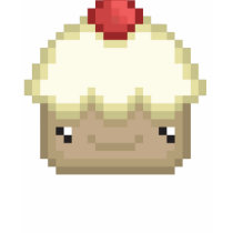 pixel cupcake t-shirts