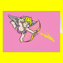 Pixel Cupid Card 3 cards