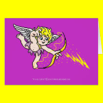 Pixel Cupid Card 4 cards