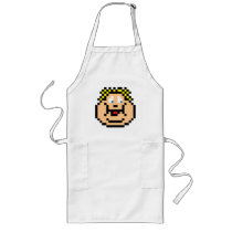 Pixel Fat Kid aprons