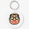 Pixel Geek Nerd keychains