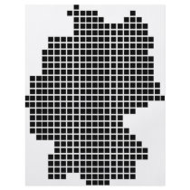 pixel germany shape flyers