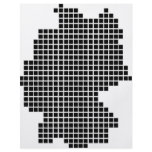pixel germany shape flyers