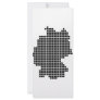 pixel germany shape rack card design