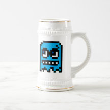 Pixel Ghost Mugs