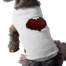 Pixel Heart Dog Clothes
