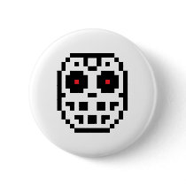 Pixel Hockey Goalie Mask buttons