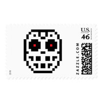 Pixel Hockey Goalie Mask postage