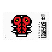 Pixel Ladybug postage