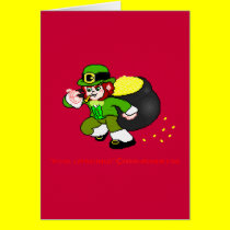 Pixel Leprechaun Card 1 cards