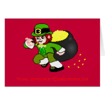 Pixel Leprechaun Card 1