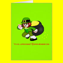 Pixel Leprechaun Card 1