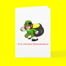 Pixel Leprechaun Card 1