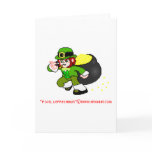 Pixel Leprechaun Card 1