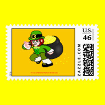 Pixel Leprechaun Postage 5 postage