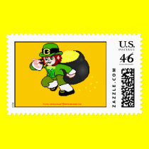Pixel Leprechaun Postage 6 postage