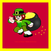 Pixel Leprechaun Poster 1 posters