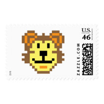 Pixel Lion postage