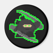 Pixel Ninja Magnet