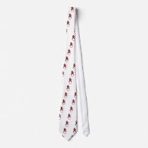 Pixel Ninja Red Custom Ties