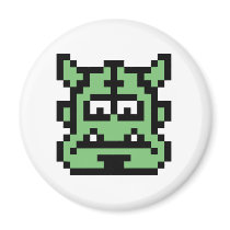 Pixel Ogre magnets