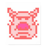 Pixel Pig Poster