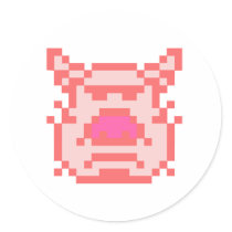 Pixel Pig stickers