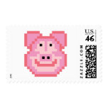 Pixel Piggy Pig Stamps