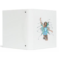 Pixel Pixie - 3D Halftone Color 3 Ring Binder