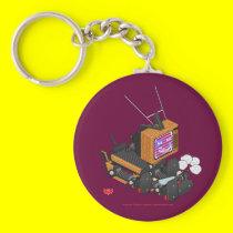 Pixel Pup v1.0 Keychain keychains
