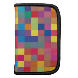 Pixel Rainbow Square Pattern rickshawfolio