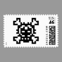 Pixel Skull and Crossbones