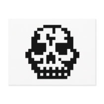 Pixel Skull postcards