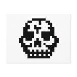 Pixel Skull Post Card