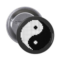 Pixel Yinyang Button buttons