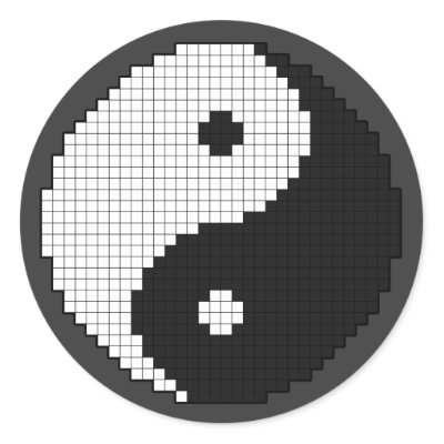 yin yang pixel