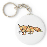 Pixelated Fox keychains