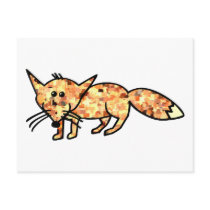 Pixelated Fox postcards