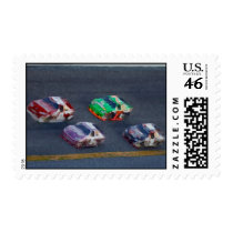 Pixelated Racing Postage