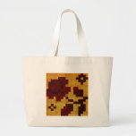 Pixelated Yellow, Red, Brown Bag