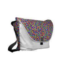Pixels Messenger Bag