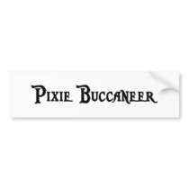 Pixie Buccaneer Bumper Sticker
