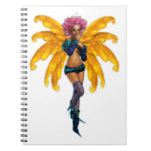 Pixie Fae Fairy Spiral Notebook
