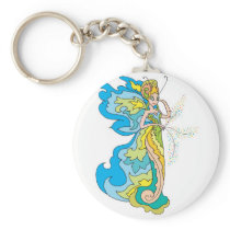 pixie fairy princess key chain