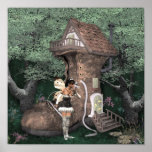 Pixie Shoe House Poster