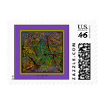 Pixie Stick Abstract 3 postage stamps